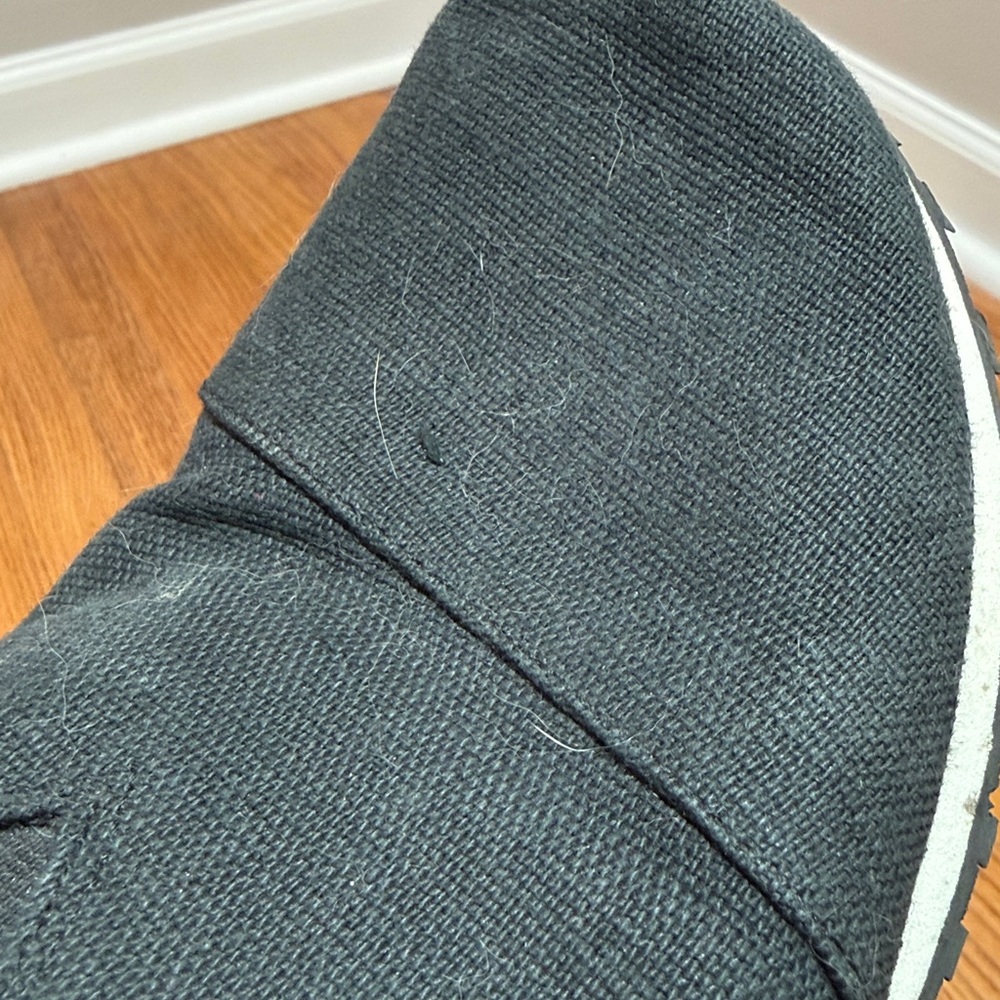 TOMS Classic Black Canvas Slip-Ons - Picture 14 of 14